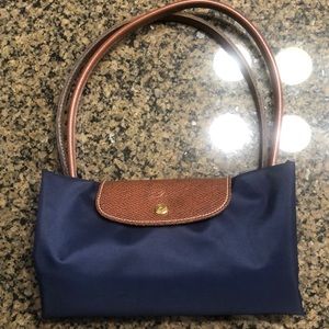 Longchamp Le Pliage large tote Navy Blue